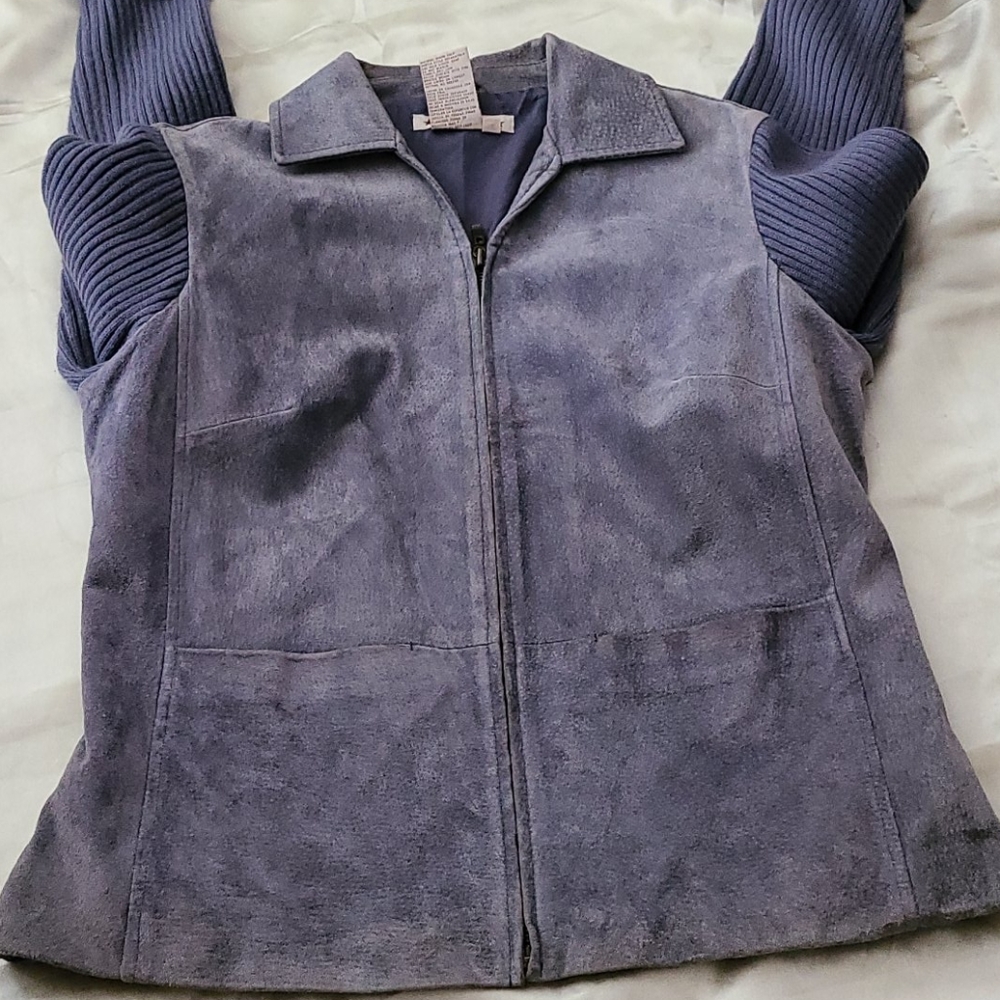 Ami Leather Jacket Medium - image 7